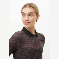 Sia long sleeve polo shirt