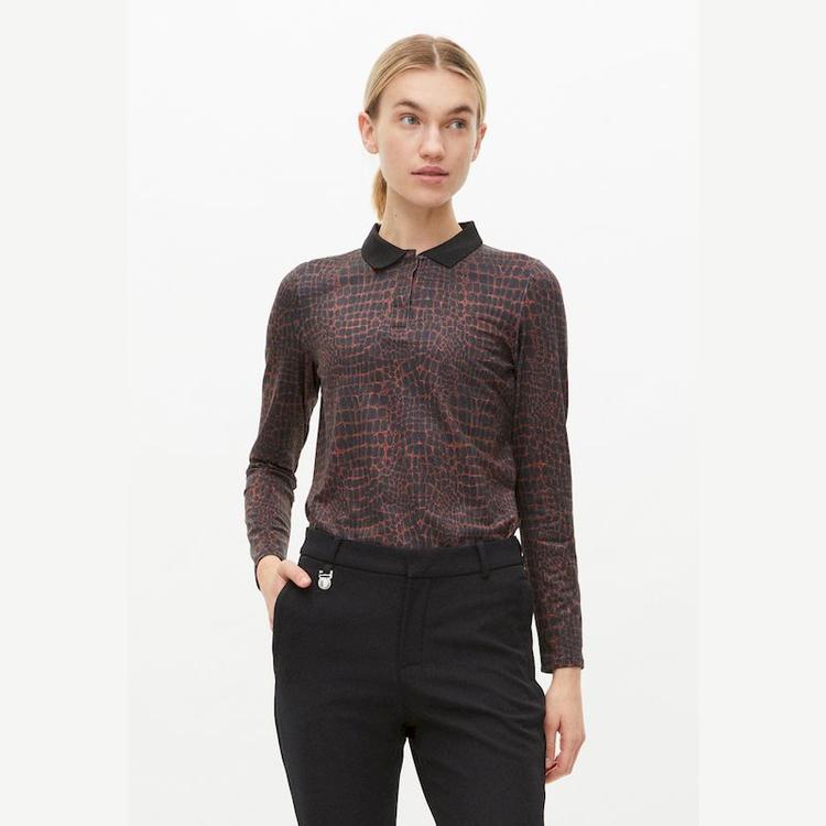 Sia long sleeve polo shirt