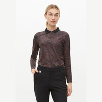 Sia long sleeve polo shirt