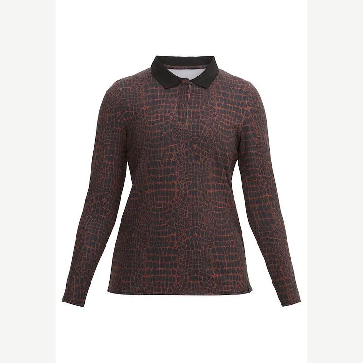 Sia long sleeve polo shirt