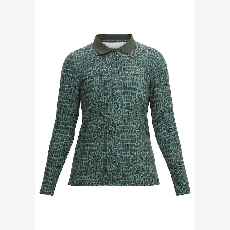 Sia long sleeve polo shirt