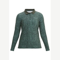 Sia long sleeve polo shirt