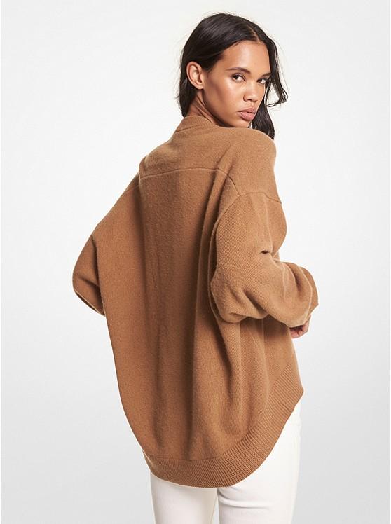 Asymmetric wool and cashmere sweater MK