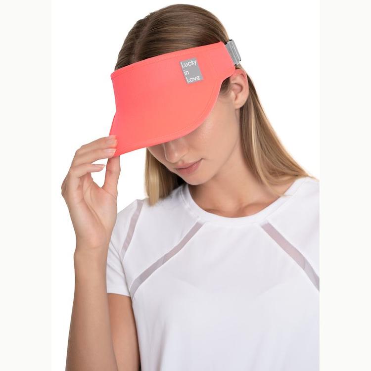 Lucky in Love Stretch Logo Visor