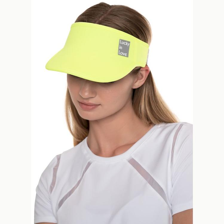 Lucky in Love Stretch Logo Visor