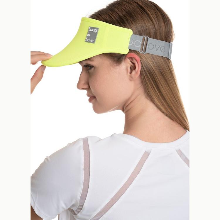 Lucky in Love Stretch Logo Visor
