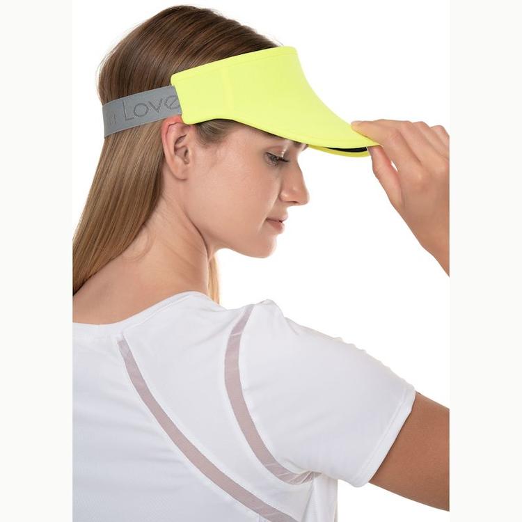 Lucky in Love Stretch Logo Visor
