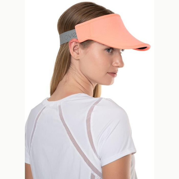 Lucky in Love Stretch Logo Visor