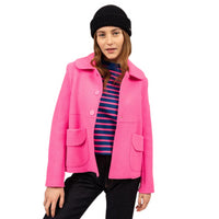 Villedieu Saint-James short boiled wool jacket