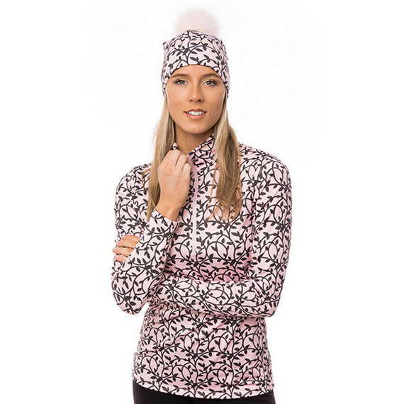 Olivia Otherwise and Then half-zip sweater