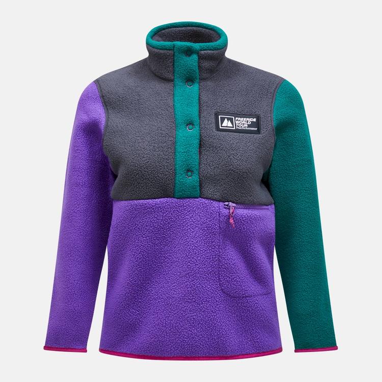 Polar W Fleece Snap T-Neck Peak Performance