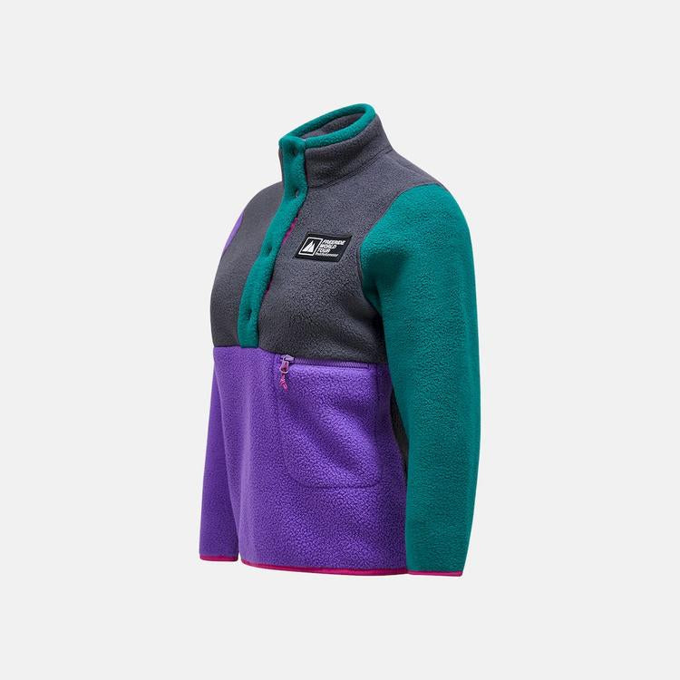 Polar W Fleece Snap T-Neck Peak Performance