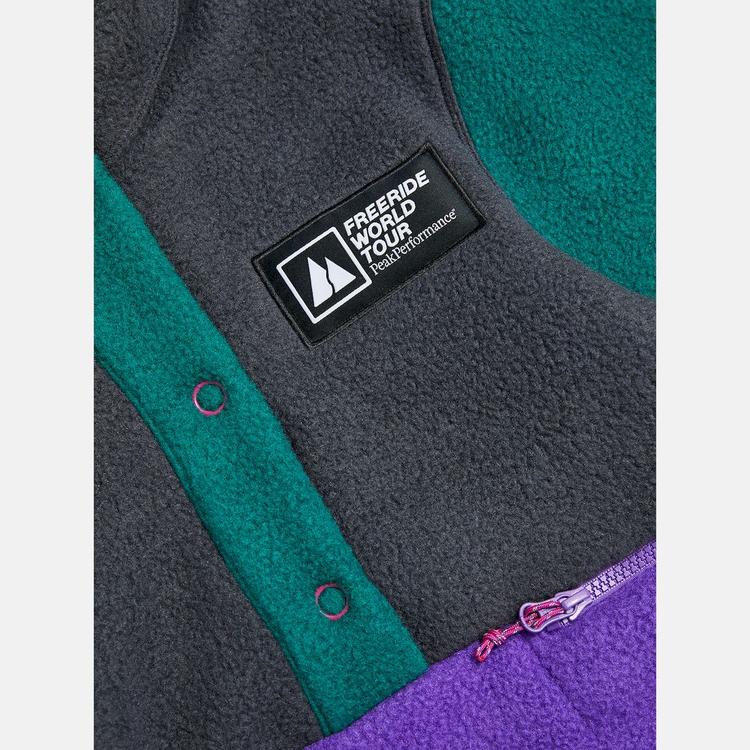 Polar W Fleece Snap T-Neck Peak Performance