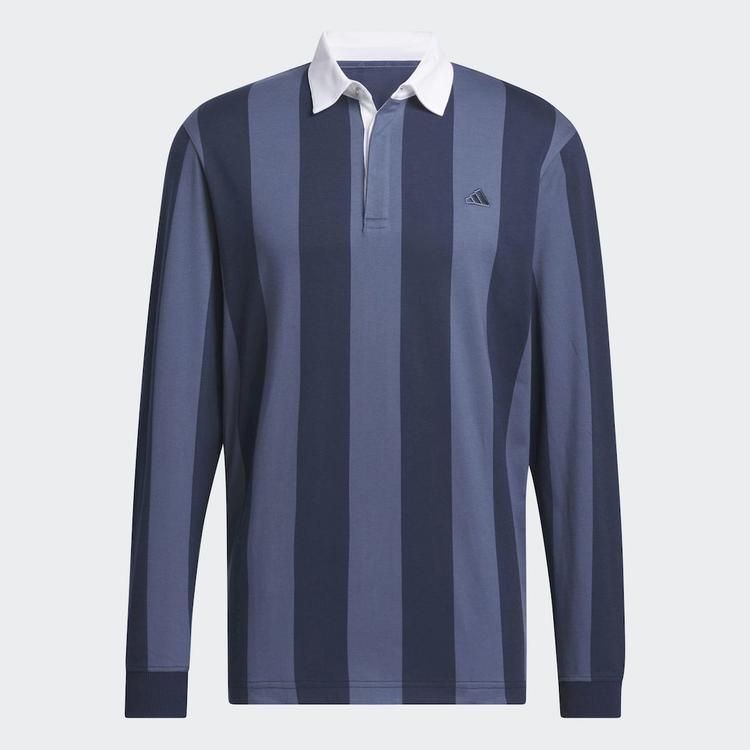Adidas Go-To Long Sleeve Rugby Style Polo Shirt