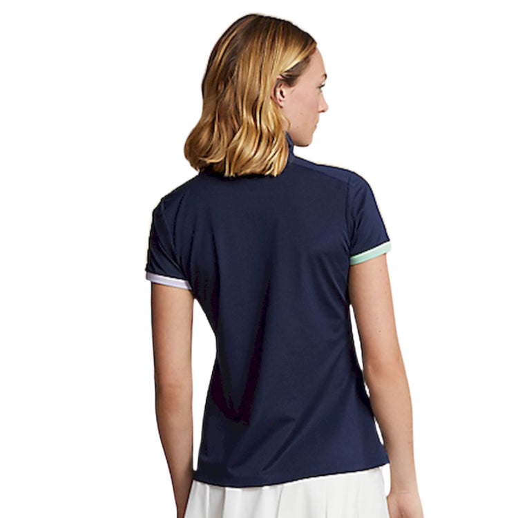Polo Air Tech Piqué Quart-Zip Tricolor Ralph Lauren