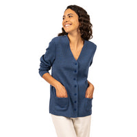 Blainville Saint-James fine wool button cardigan