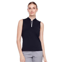 Haut sans manche Scalloped Swing Control