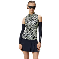 Dena Print sleeveless polo shirt J.Lindeberg