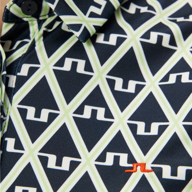 Dena Print sleeveless polo shirt J.Lindeberg