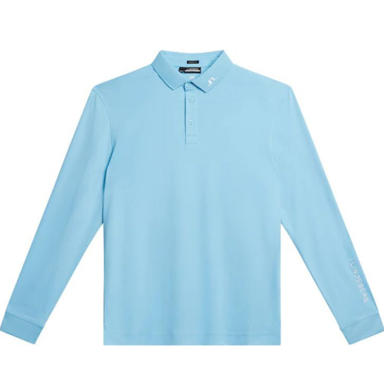 J.Lindeberg Tour Tech Long Sleeve Polo Shirt
