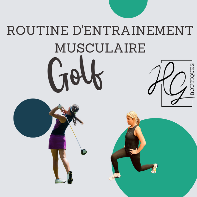 Routine d'entrainement musculaire - golf