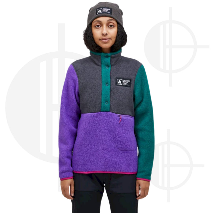 Polar W Fleece Snap T-Neck Peak Performance