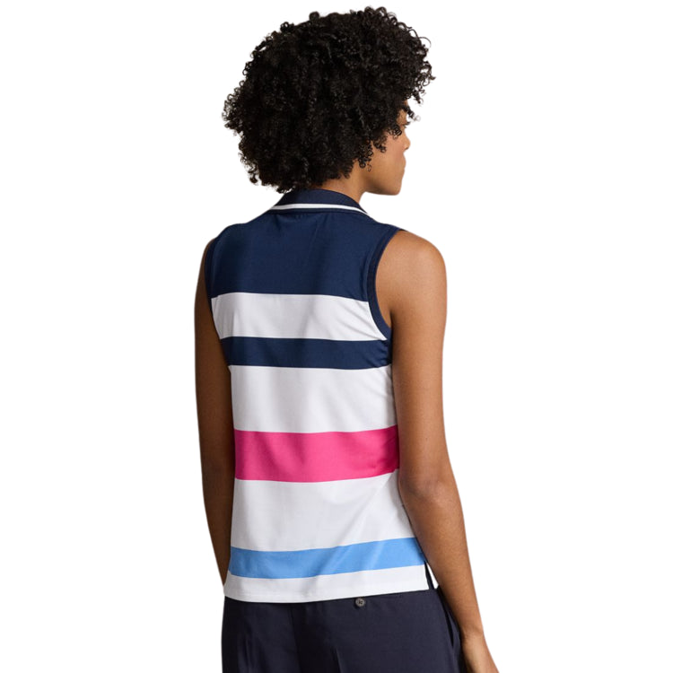 Polo sans-manche Airflow Thick Stripe Ralph Lauren