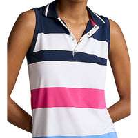 Polo sans-manche Airflow Thick Stripe Ralph Lauren