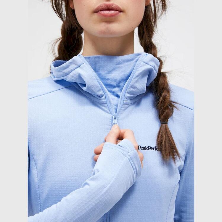 Light Fleece W Peak Performance Hoodie