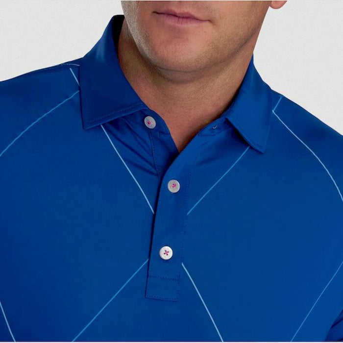 Raker Print Lisle Golf Polo Shirt FootJoy