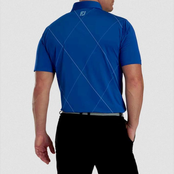 Raker Print Lisle Golf Polo Shirt FootJoy