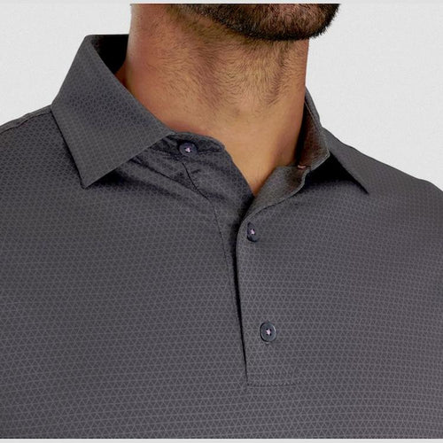 FootJoy Tonal Triangle Print Polo Shirt