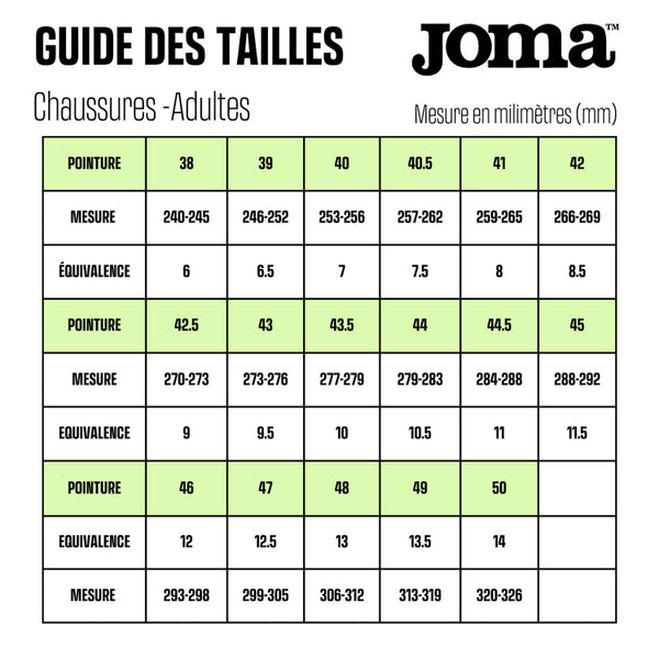 Soulier de soccer intérieur Maxima 2433 Joma