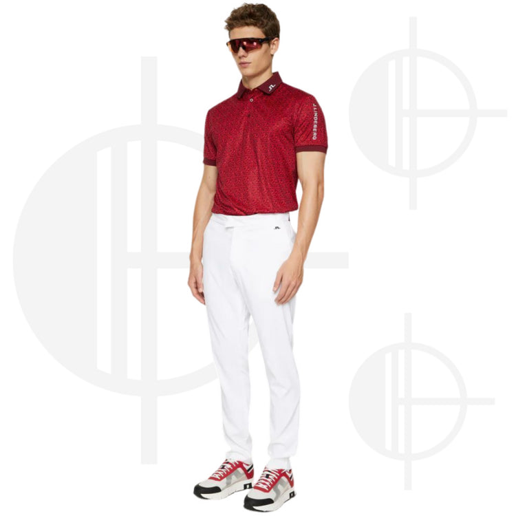 Polo Tour Tech Reg Fit Print J.Lindeberg