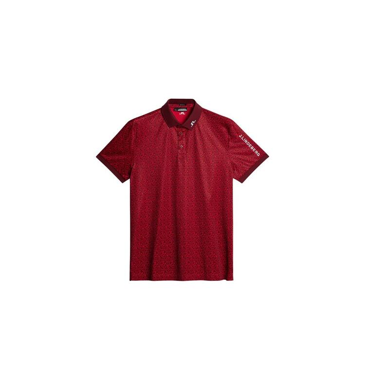 Polo Tour Tech Reg Fit Print J.Lindeberg