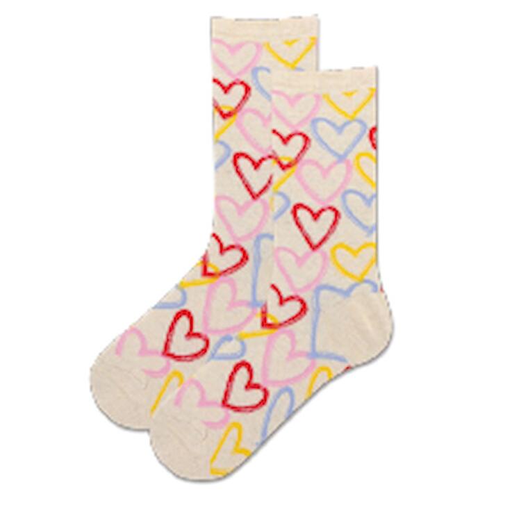 Bas GRAFFITI HEARTS Hot Sox