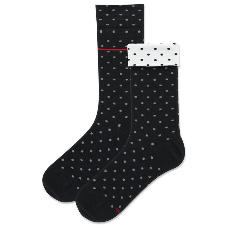 Bas DOUBLE DOT TURN CUFF Hot Sox