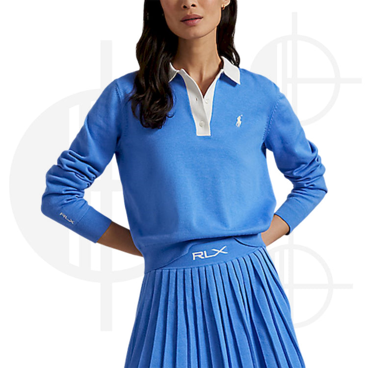 Chandail polo manches longues RLX Golf