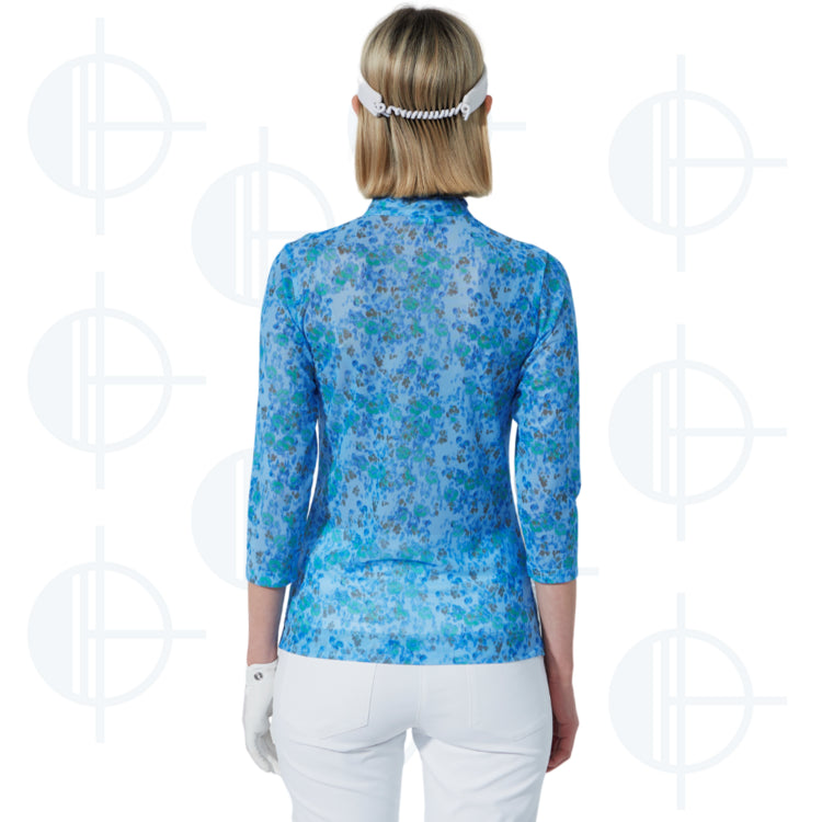 Mesh Breeze 3/4 Sleeve Polo Shirt