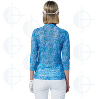 Mesh Breeze 3/4 Sleeve Polo Shirt
