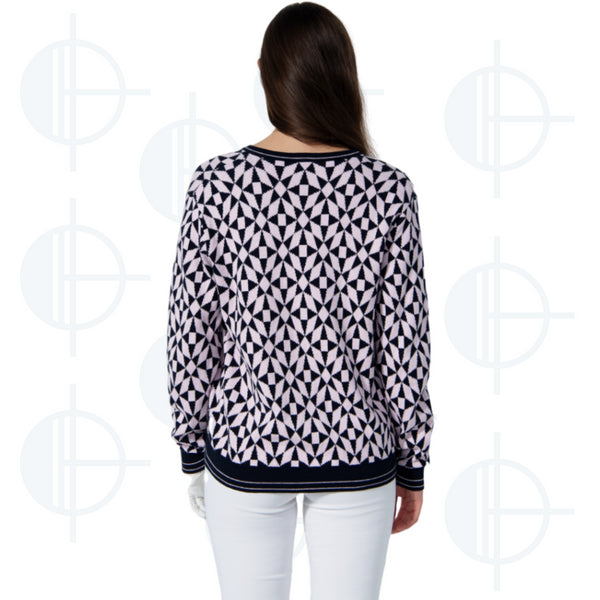 Pullover Jacquard Daily Sports