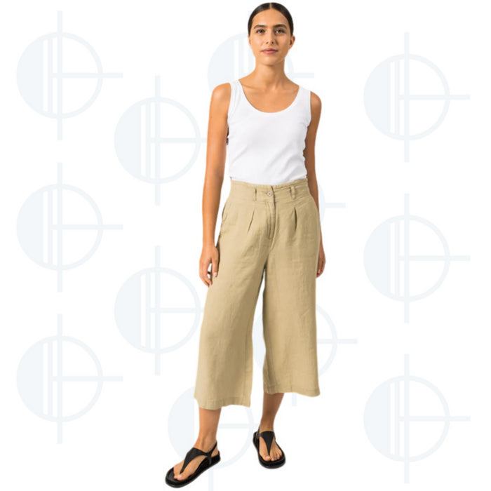 Pantalon large en lin Chloé Saint-James