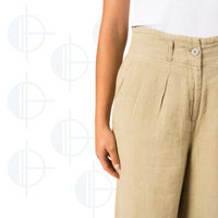 Pantalon large en lin Chloé Saint-James