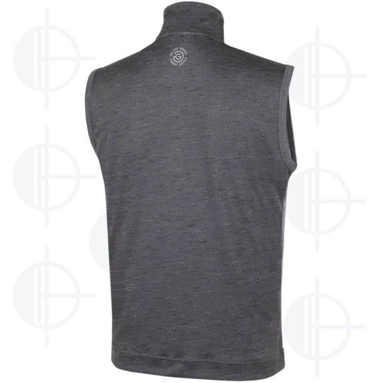 Veste sans manche 1/4 zip Del Galvin Green