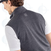 Veste sans manche 1/4 zip Del Galvin Green