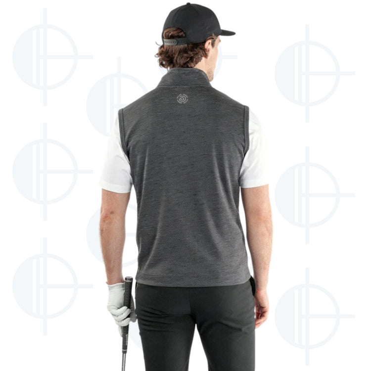 Veste sans manche 1/4 zip Del Galvin Green