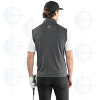 Veste sans manche 1/4 zip Del Galvin Green
