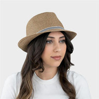 Chapeau Fian-Paper Braid Fedora Canadian Hat