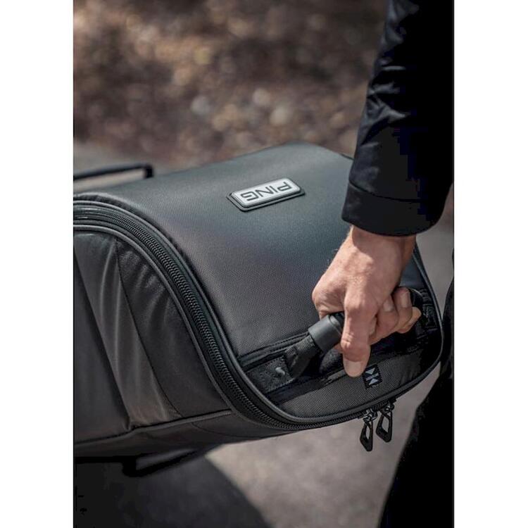 Rolling travel bag for ping pong sticks