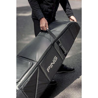 Rolling travel bag for ping pong sticks